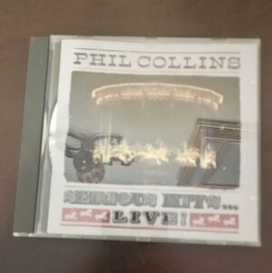 Phil Collins "Serious Hits... Live!" CD - White/Cream